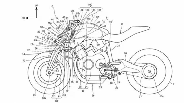 Η Honda μετατρέπει το πιρούνι σε «φτερό» 